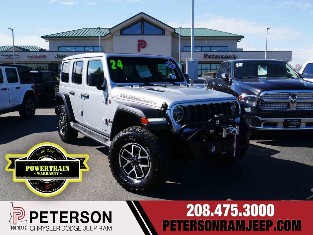 Used 2024 Silver Jeep Rubicon image 1