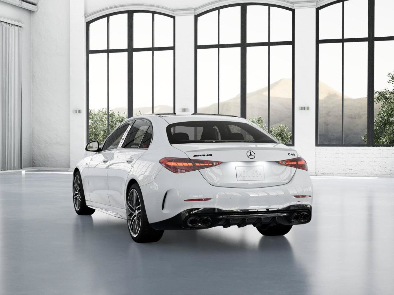New 2026 Polar White Mercedes-Benz AMG® C 43 4MATIC® Sedan image 41