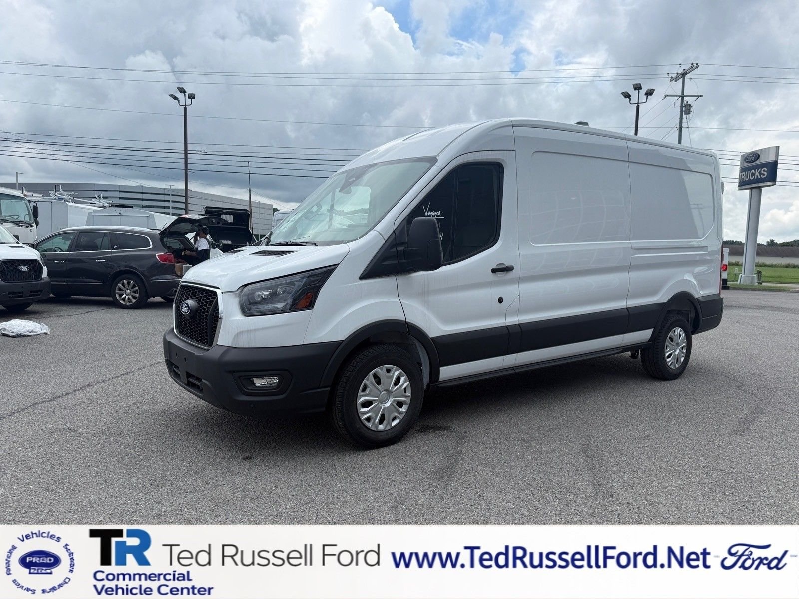 New 2026 Oxford White Ford Cargo Van image 1