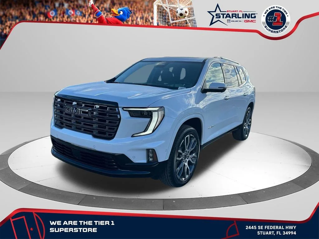 New 2026 Glacier White Tricoat GMC Denali Ultimate image 1