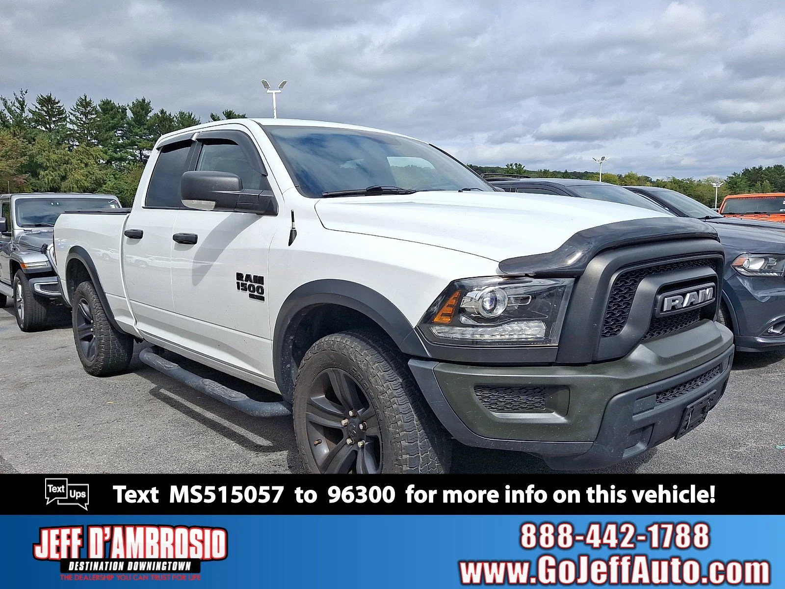 Used 2021 Bright White Clearcoat Ram Warlock image 1