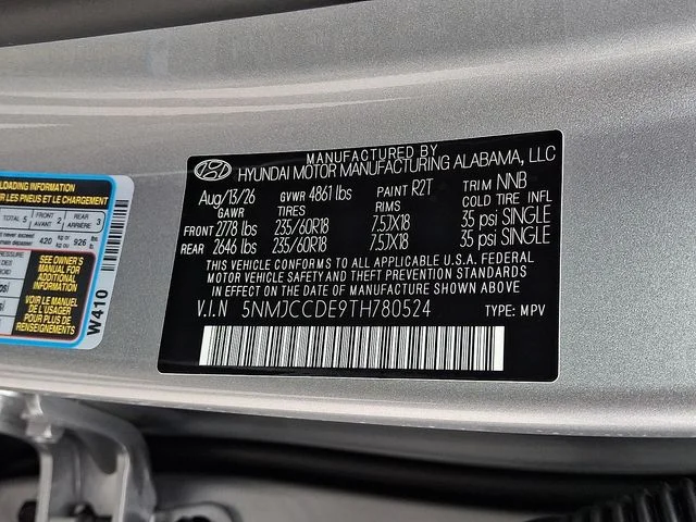 New 2026 Silver Hyundai SEL Premium image 22