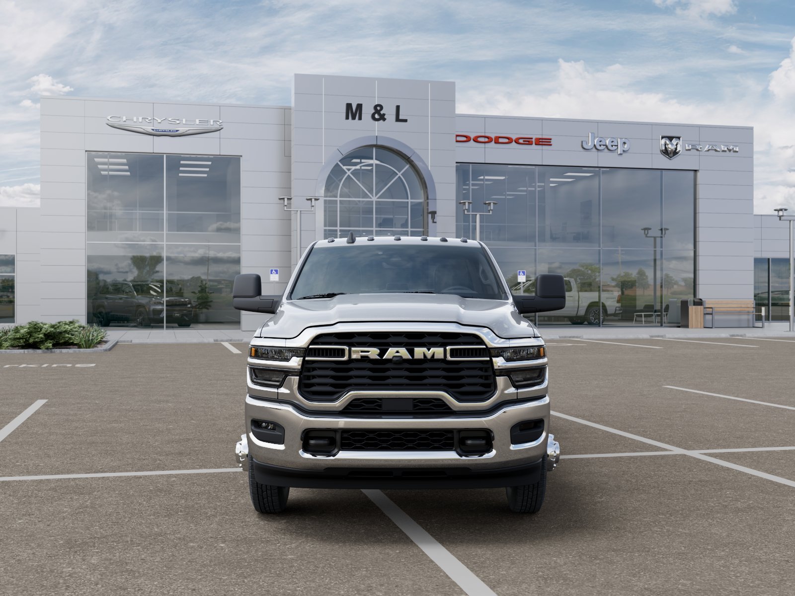 New 2026 Silver-Zynith Exterior Paint RAM Tradesman Crew Cab 4x4 8