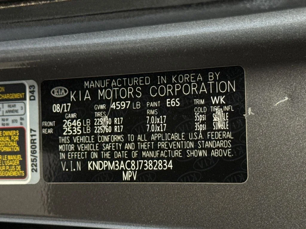 Used 2018 Silver Kia LX image 26