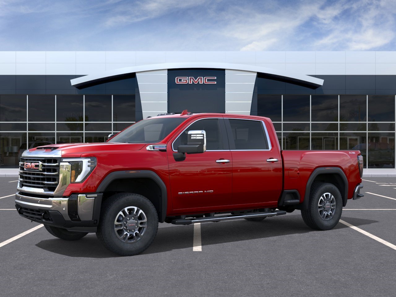 New 2026 Volcanic Red Tintcoat GMC SLT image 2