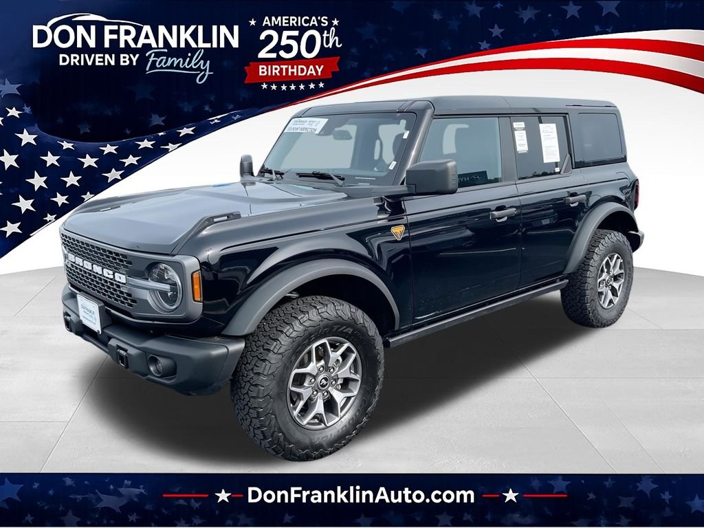 Used 2025 Black Ford Badlands image 1