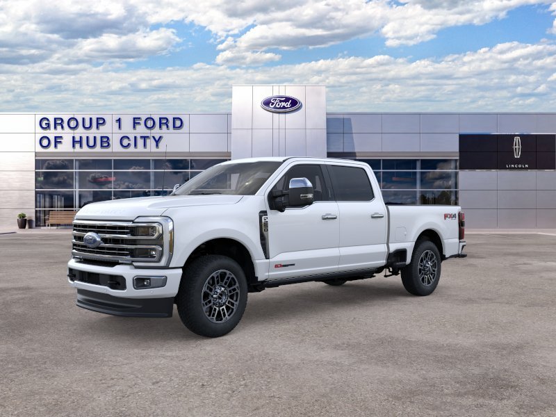 New 2026 Star White Metallic Tri-Coat Ford F-250® Platinum® image 1