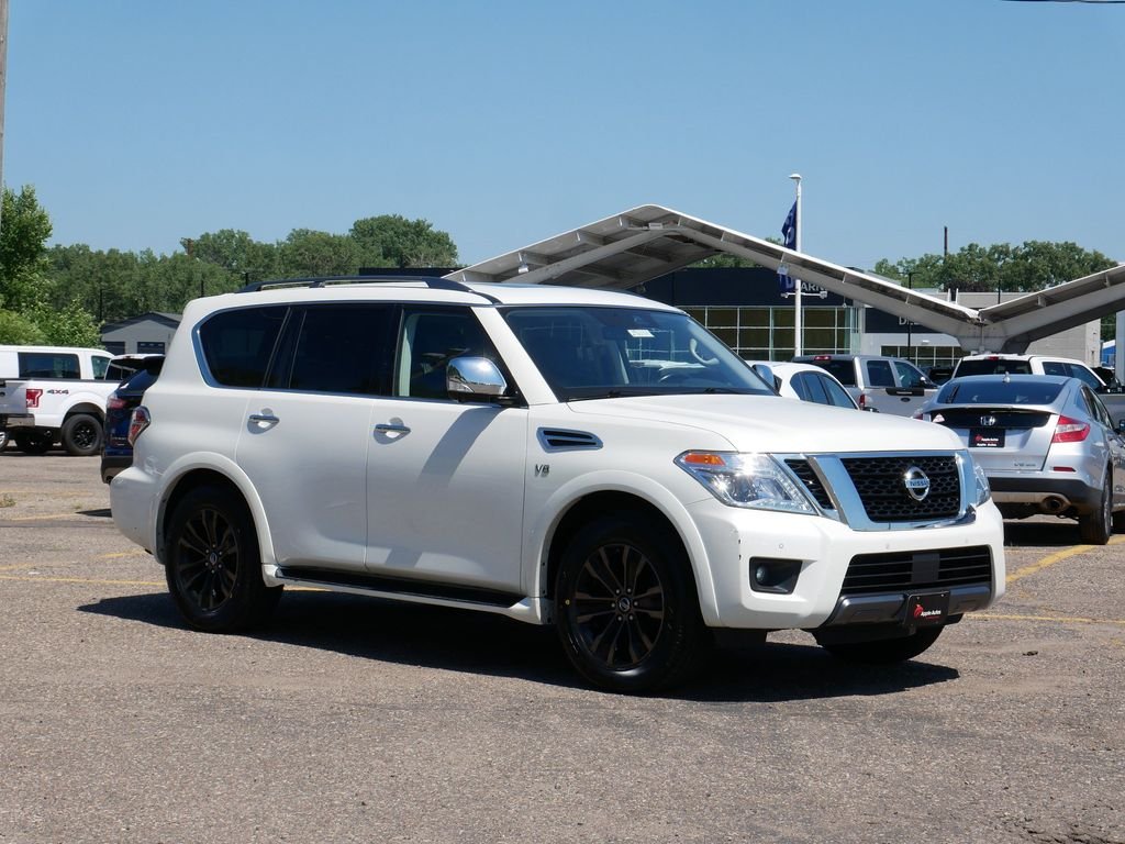 Certified Used 2019 White Nissan Platinum image 1