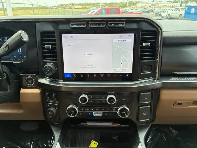 Certified Used 2024 White Metallic Ford Lariat image 11