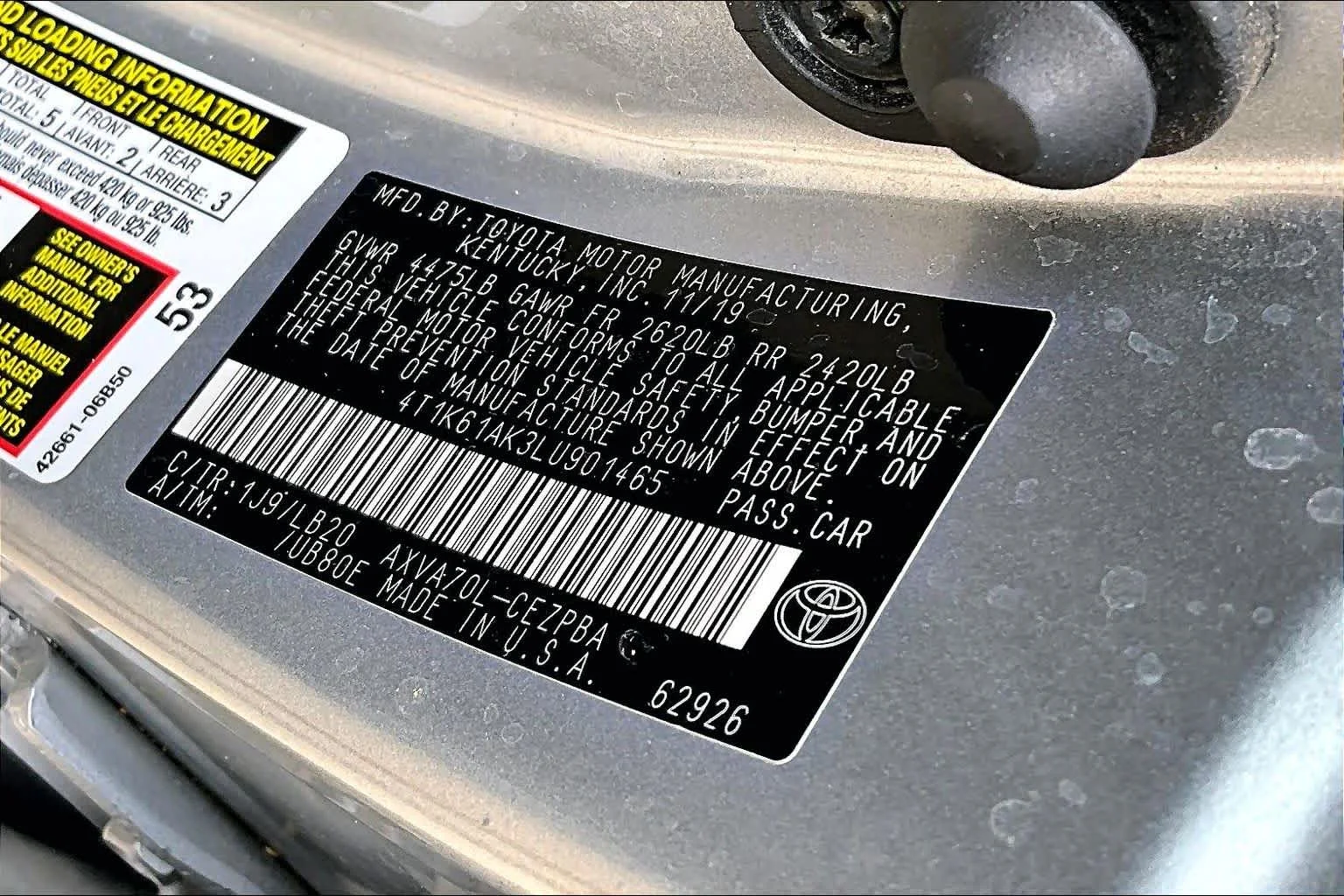 Used 2020 Celestial Silver Metallic Toyota XSE image 33