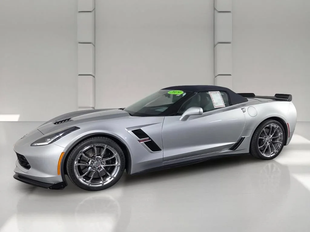 Certified Used 2019 Blade Silver Metallic Chevrolet Grand Sport 2LT image 8