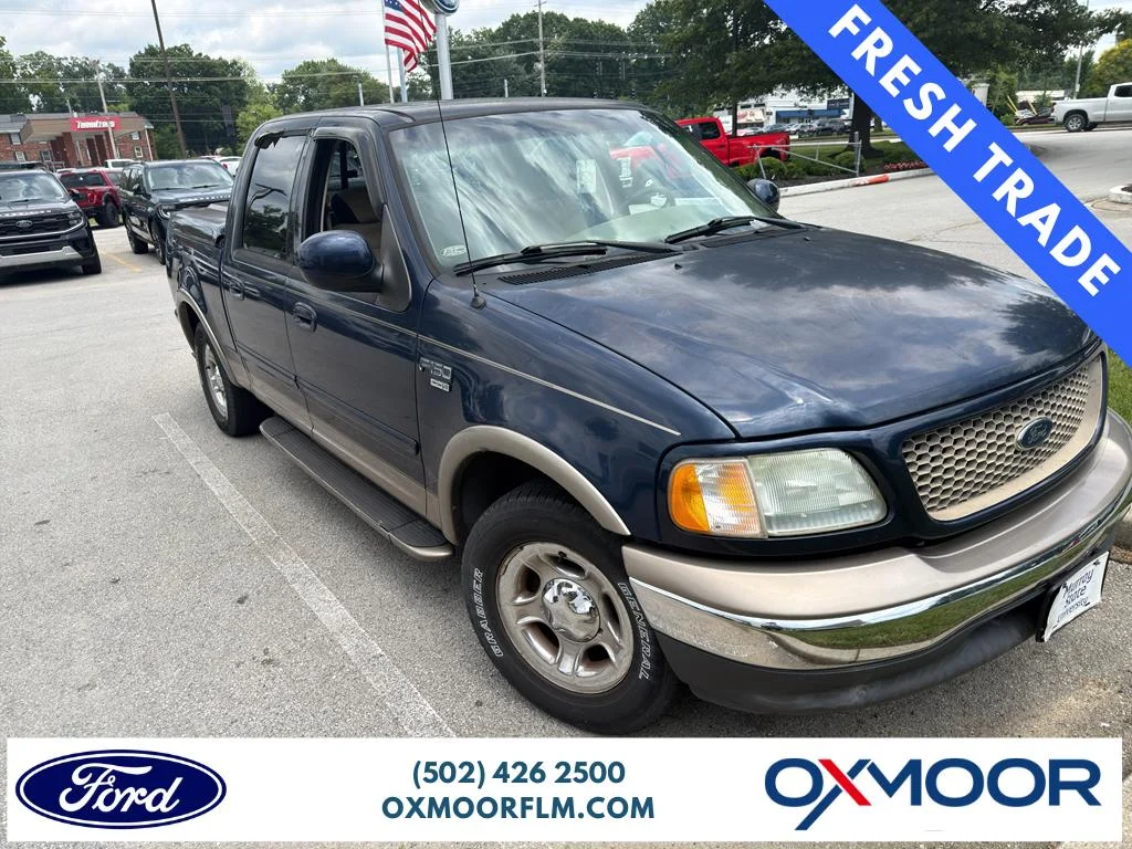 Used 2002 Charcoal Blue Clearcoat Metallic Ford XLT image 1