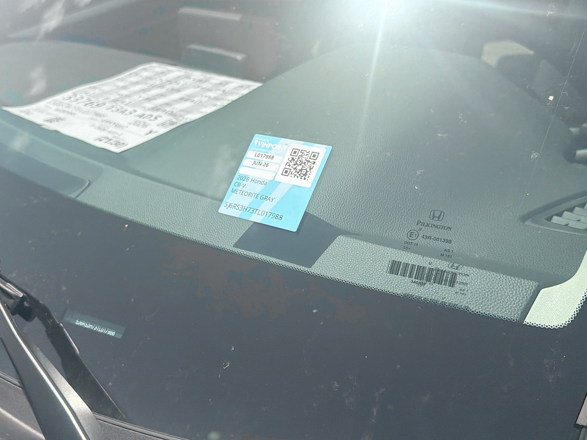 New 2026 Meteorite Gray Metallic Honda EX-L image 27