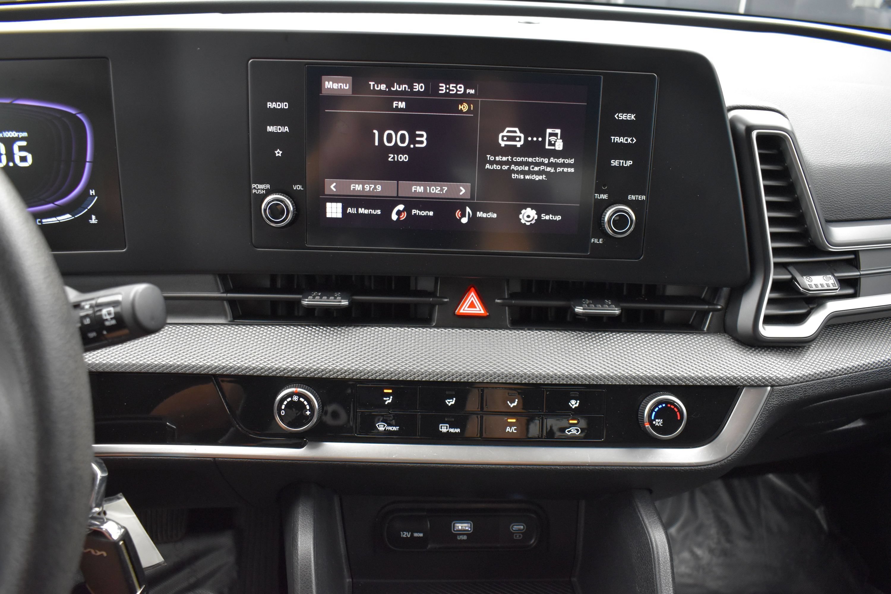 Used 2023 Snow White Pearl Kia LX image 16