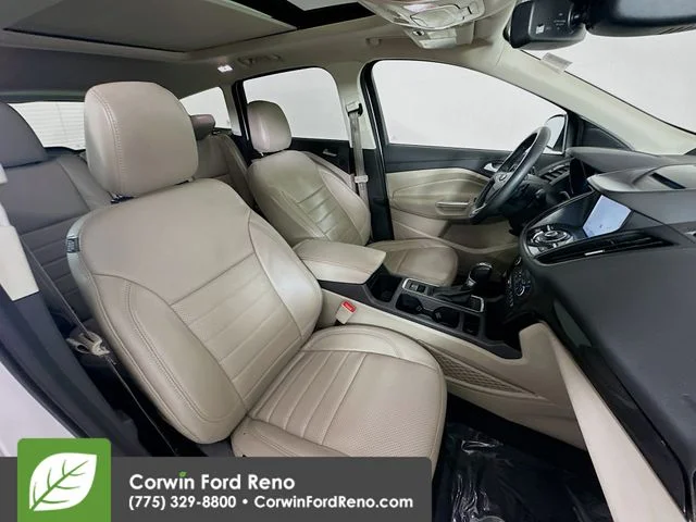 Certified Used 2018 White Platinum Clearcoat Metallic Ford Titanium image 28