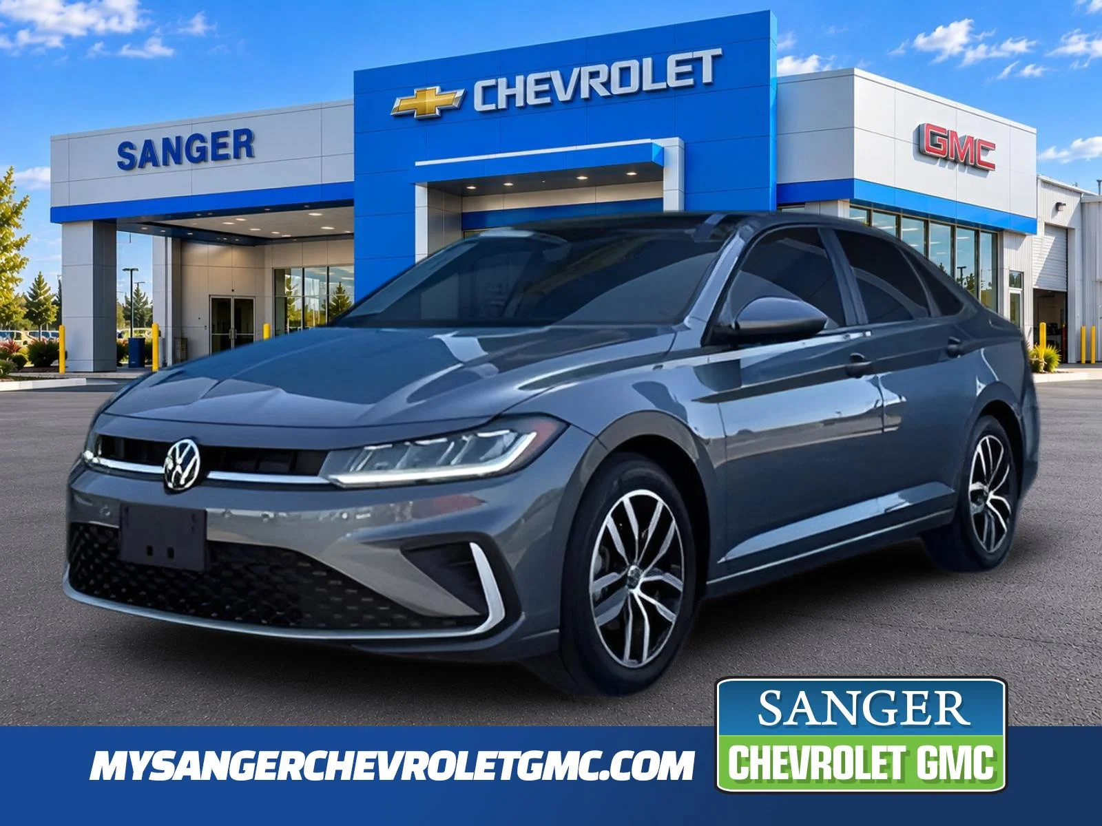 Used 2025 Gray Volkswagen 1.5T SE image 1