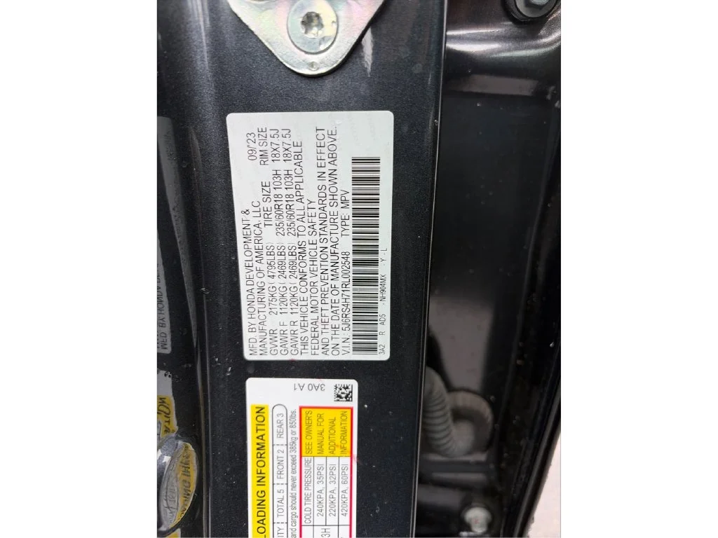 Used 2024 Meteorite Gray Metallic Honda 1.5T AWD EX-L image 23