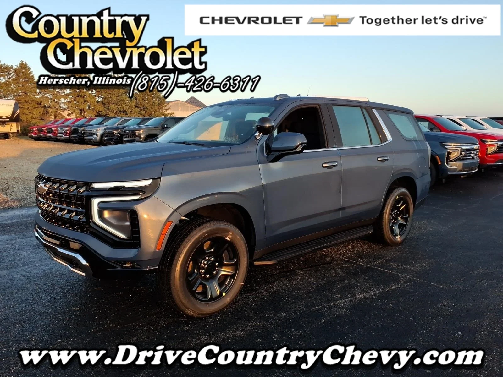 New 2026 Lakeshore Blue Metallic Chevrolet Commercial image 1