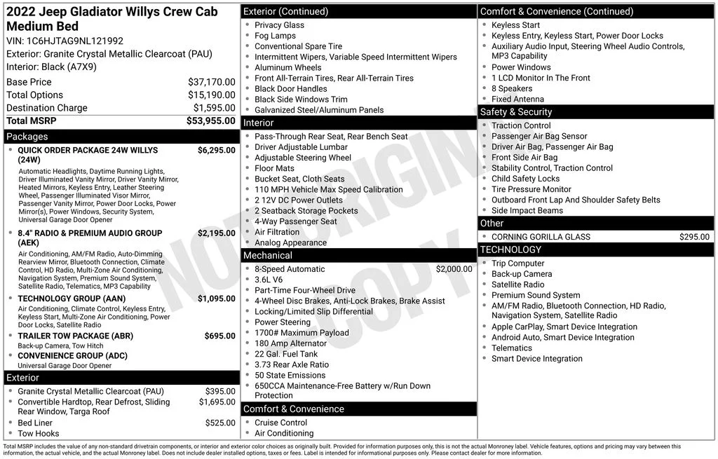 Certified Used 2022 Gray Jeep Willys image 8