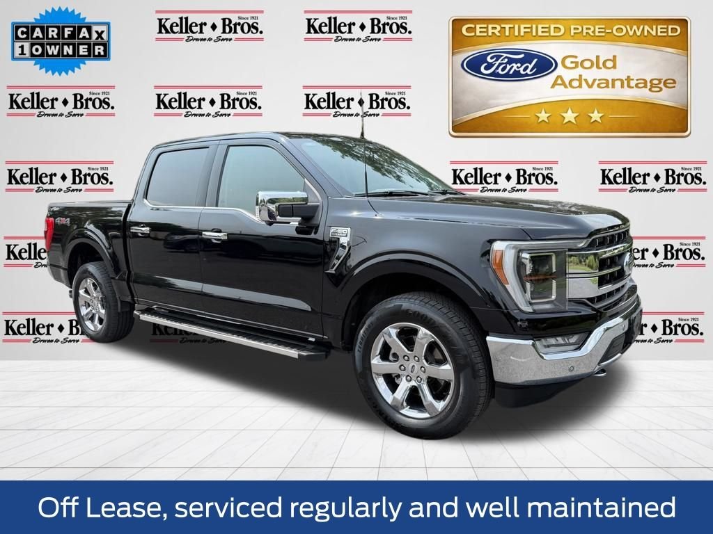 Certified Used 2023 Black Ford Lariat image 1