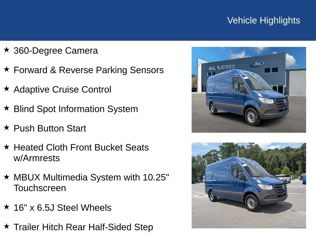 Certified Used 2026 Vanda Blue Mercedes-Benz Cargo 144 WB image 26