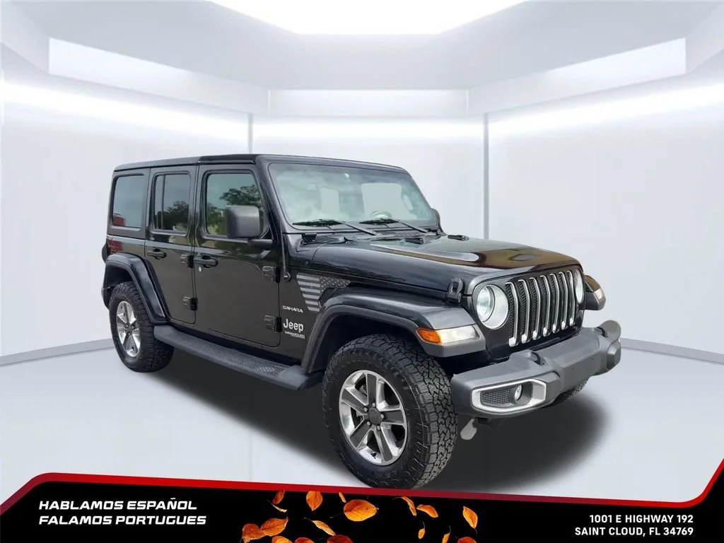Used 2019 Black Jeep Sahara 4x4 image 11