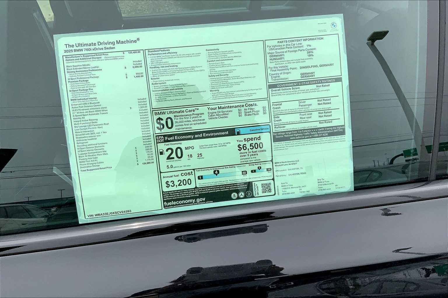 2025 BMW 7 Series 760i - Photo 20