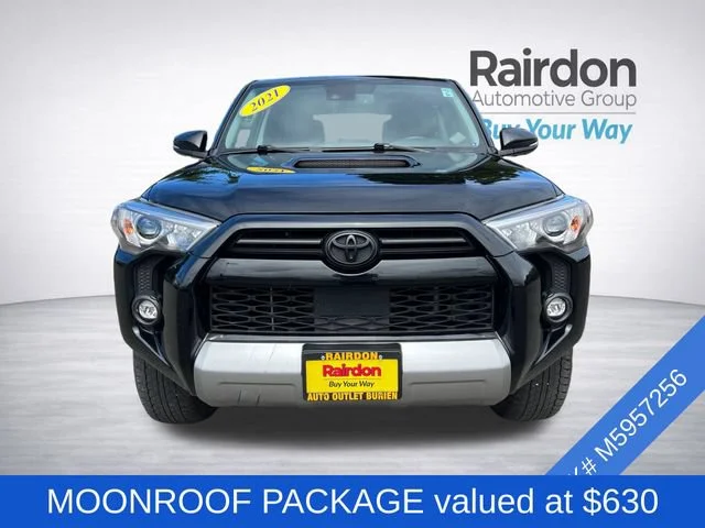Used 2021 Midnight Black Metallic Toyota TRD Off Road Premium image 2