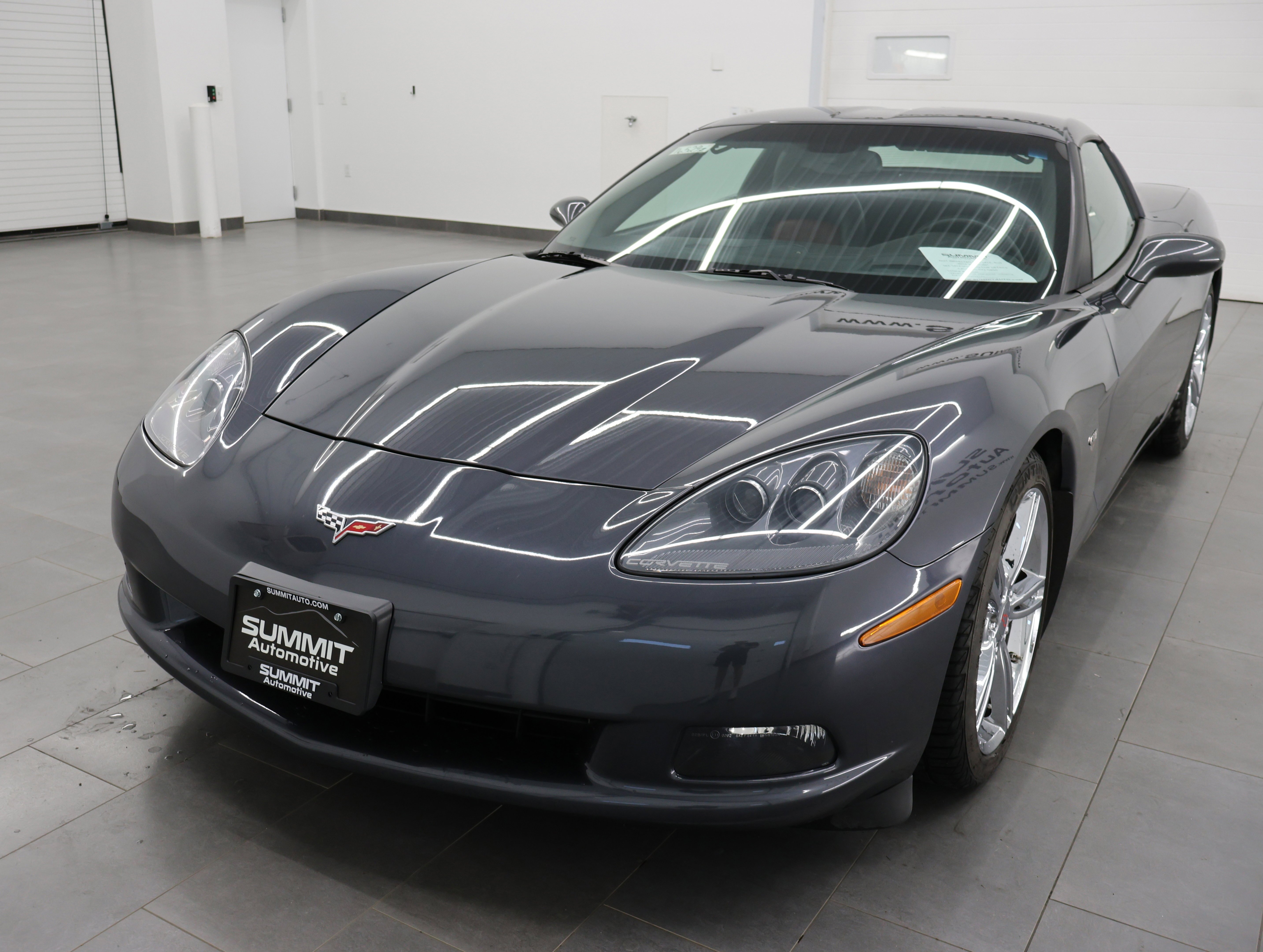 Used 2009 Cyber Gray Metallic Chevrolet LT Coupe: 3LT-Z51-COUPE-AUTO-HEATED LEATHER-HID LIGHTS-6 DISC CD CHANGER-NEW TIRES image 7