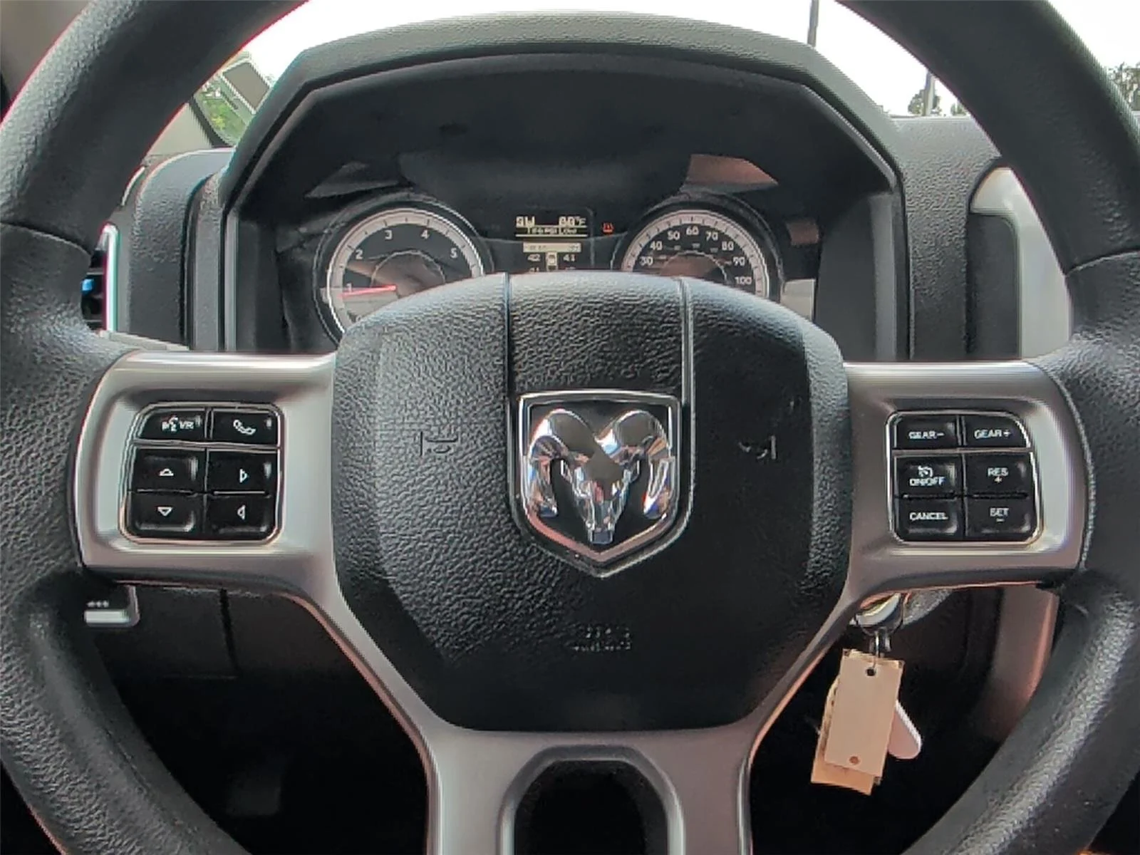 Used 2024 Diamond Black Crystal Pearlcoat Ram SLT image 22