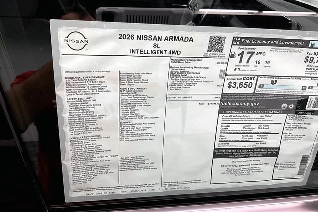 New 2026 Aspen White Tricoat Nissan SL image 42