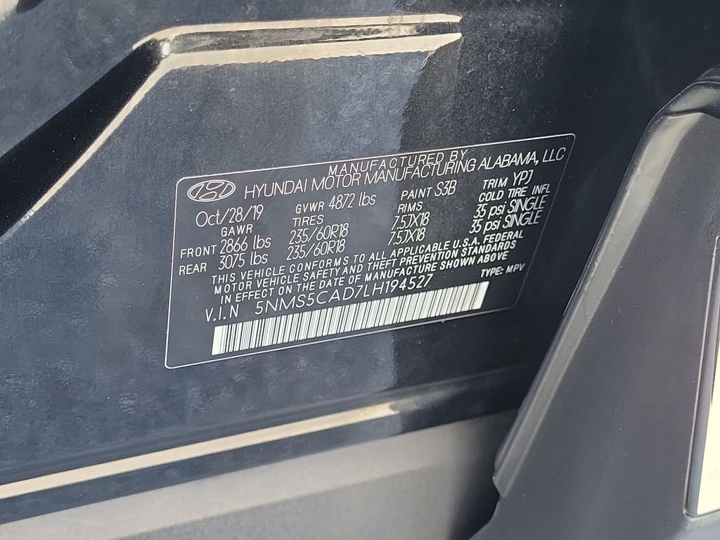 2020 Hyundai Santa Fe Limited - Photo 25