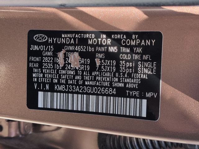 Used 2016 Beige Hyundai Limited image 32