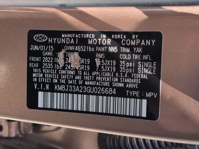 Used 2016 Beige Hyundai Limited image 32