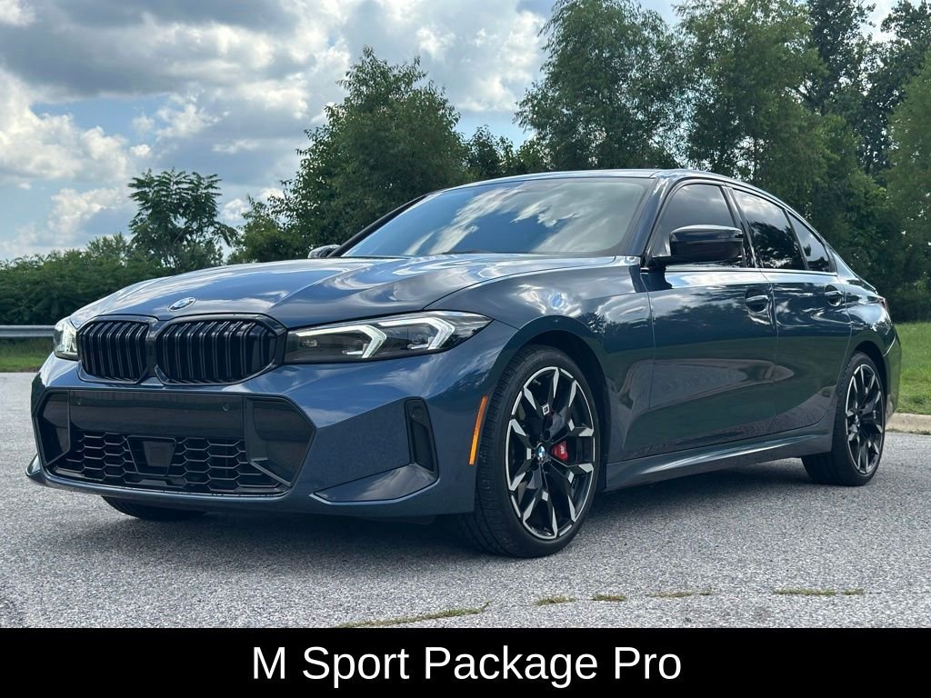 Certified Used 2025 Arctic Race Blue metallic BMW 330i xDrive image 3
