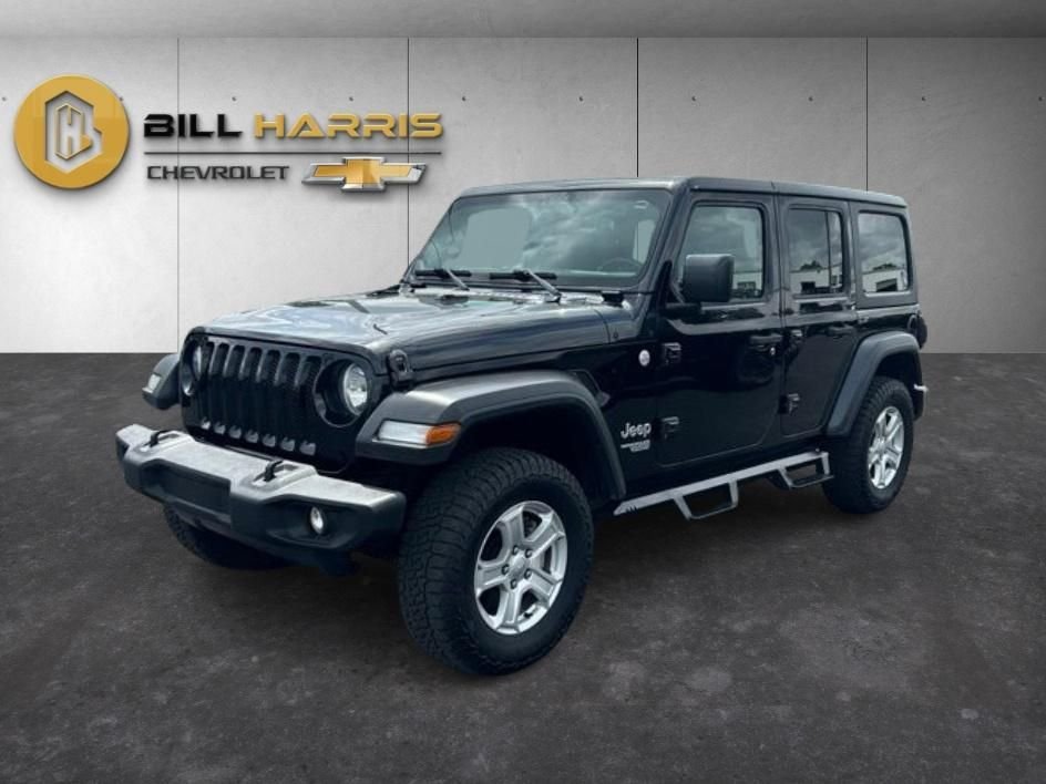 Used 2019 Black Jeep Unlimited Sport S image 1