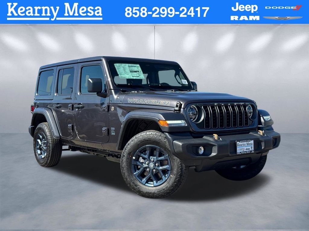 New 2026 Granite Crystal Metallic Clear-Coat Exterior Paint Jeep 85th Anniversary Edition image 1
