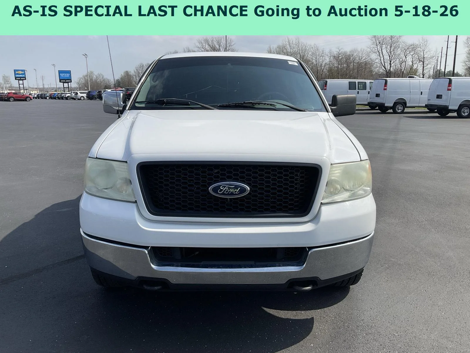 Used 2005 Ford F-150 FX4 with VIN 1FTPX14555FB16269 for sale in Corydon, IN