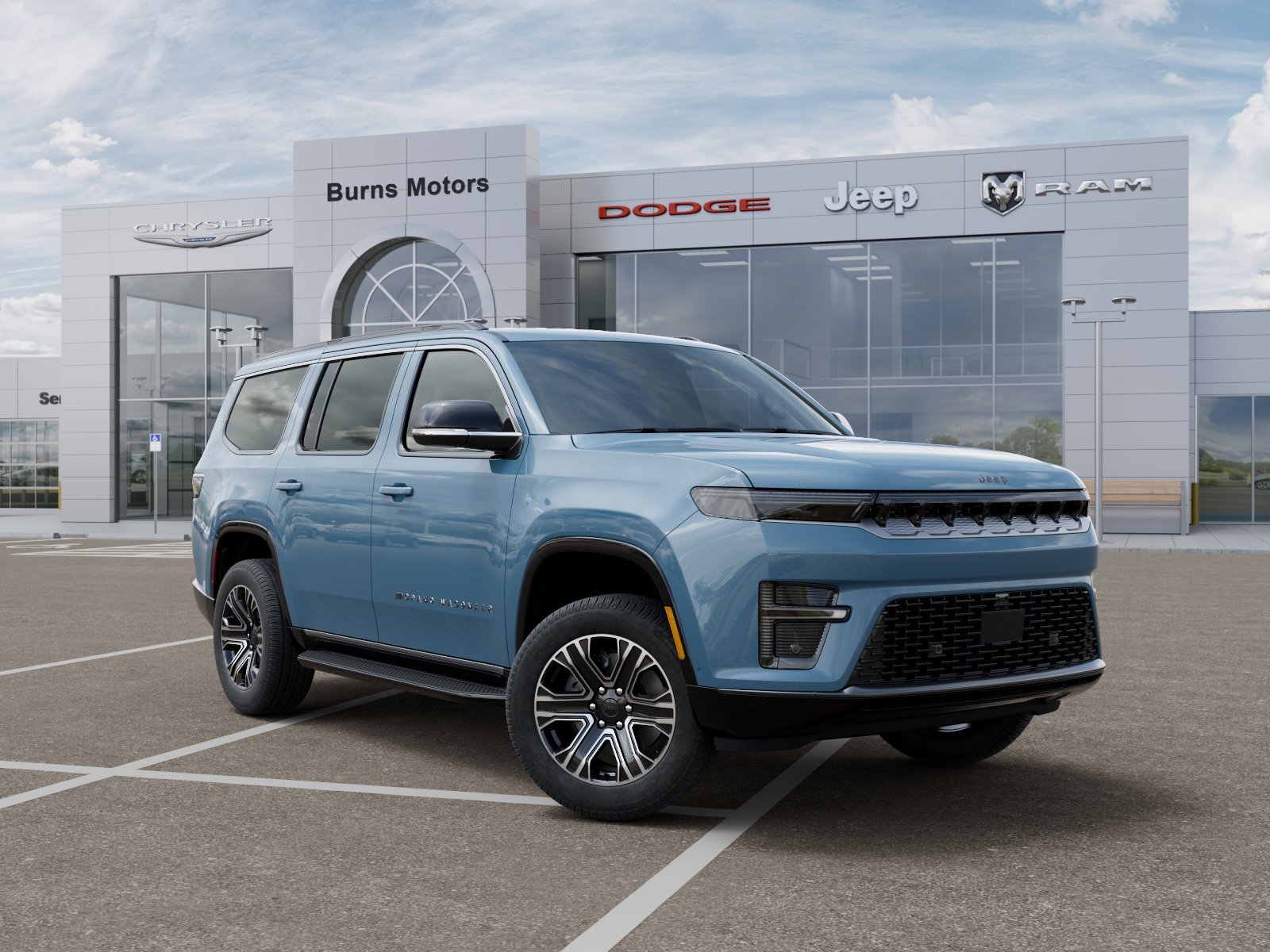 New 2026 Steel Blue Exterior Paint Jeep 4x2 image 5