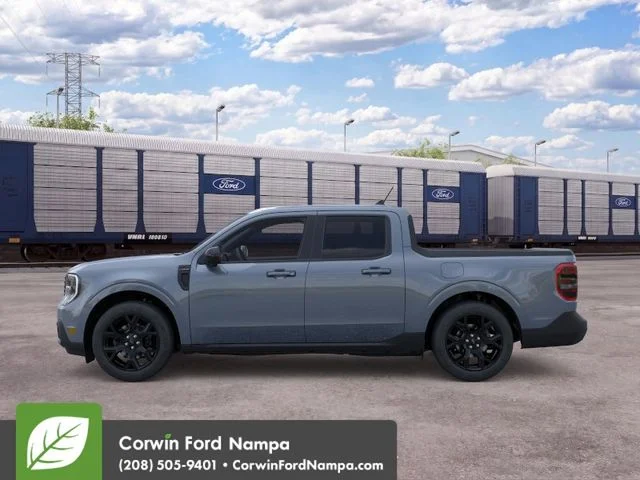 New 2026 Azure Gray Metallic Tri-Coat Ford Lariat image 3