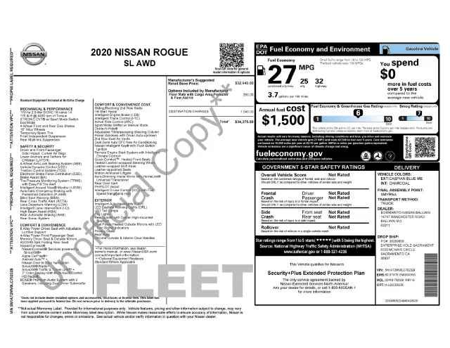 Used 2020 Blue Nissan SL image 41