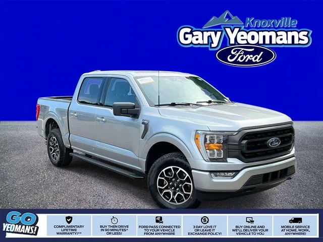 Certified Used 2023 Silver Metallic Ford XLT image 1