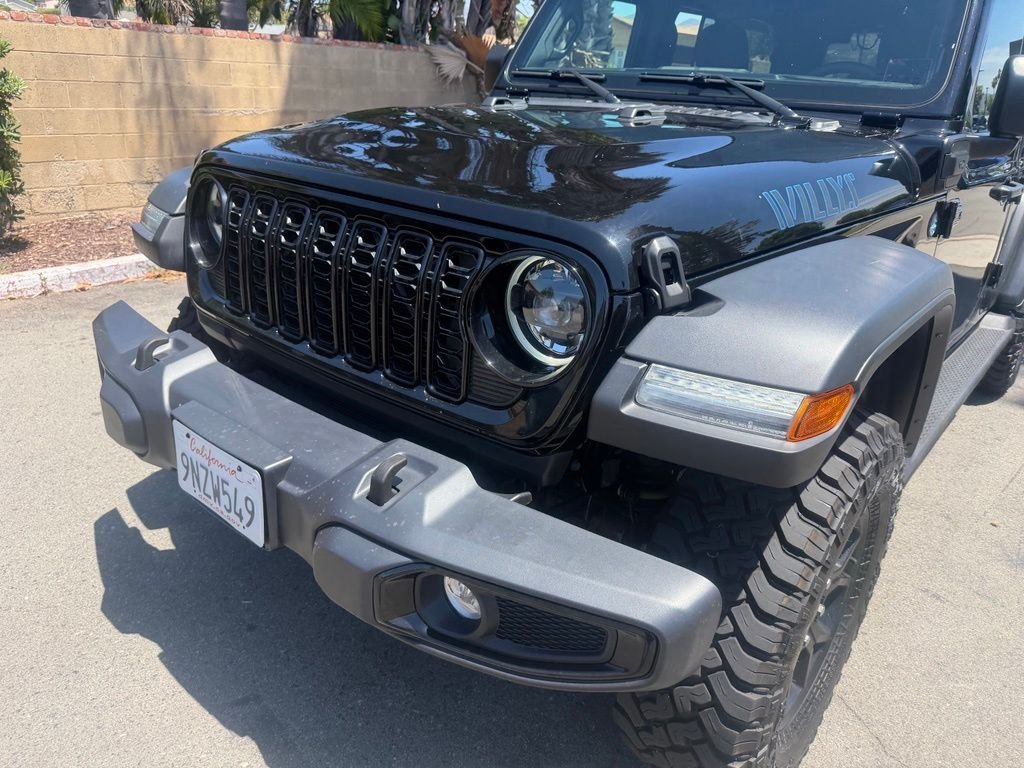 Used 2024 Black Jeep Willys 4xe image 4