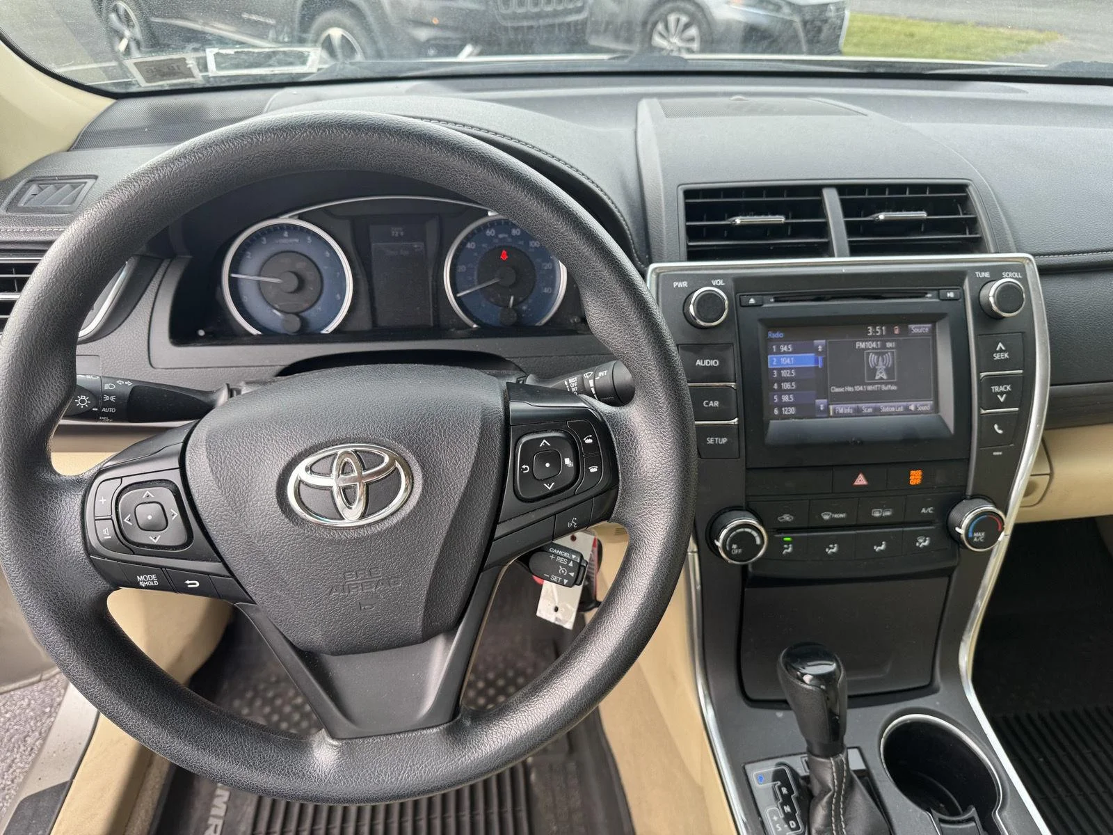 Used 2017 Creme Brulee Mica Toyota LE image 4