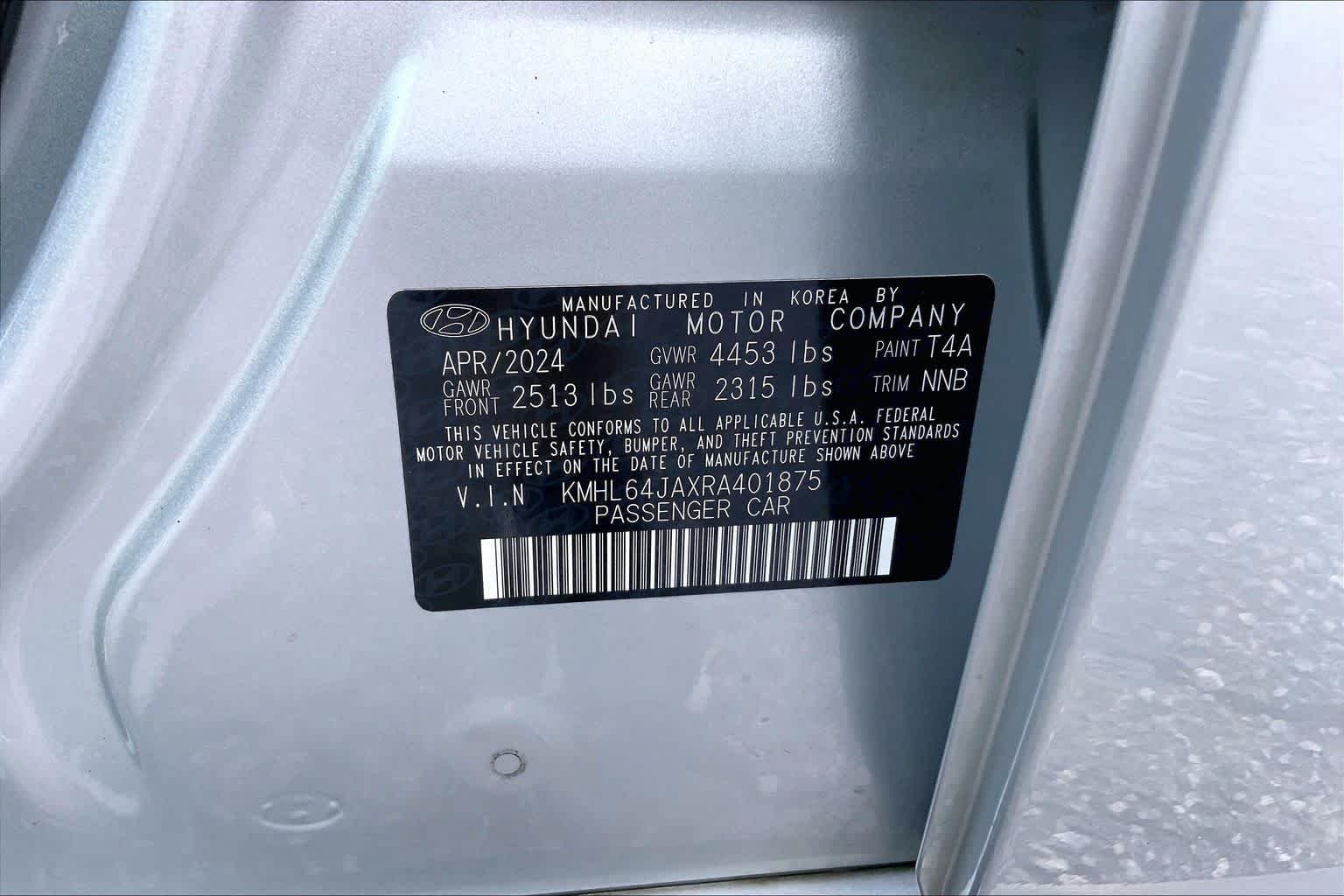 Used 2024 Aero Silver Hyundai SEL image 28