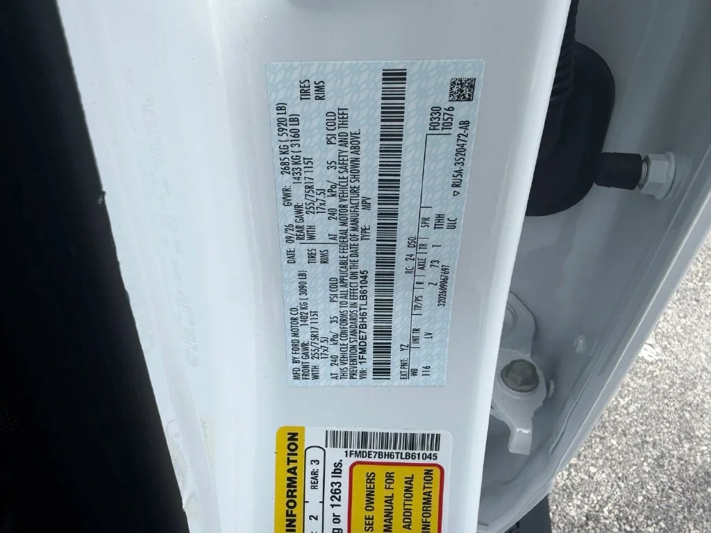 New 2026 Oxford White Ford Big Bend® image 16