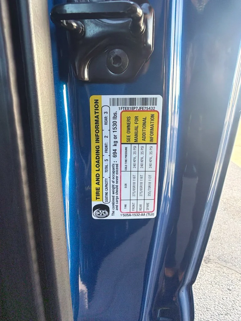 Used 2018 Lightning Blue Ford XLT image 55
