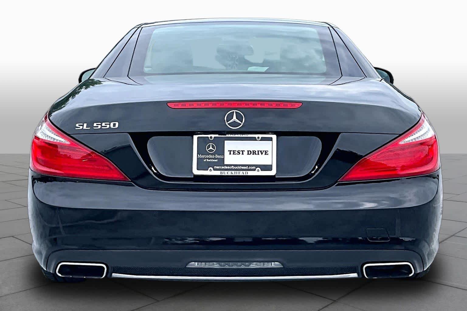 Used 2015 designo Mocha Black Metallic Mercedes-Benz SL 550 image 5