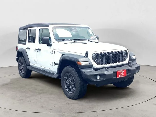 New 2026 Bright White Clearcoat Jeep 4-DOOR SPORT S image 8