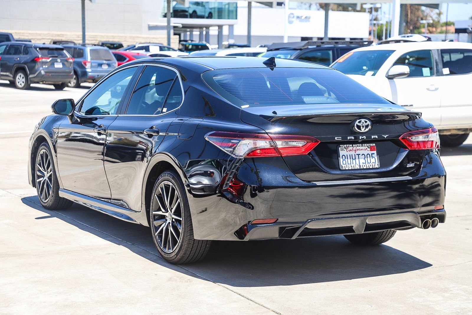 Certified Used 2021 Black Toyota SE image 8